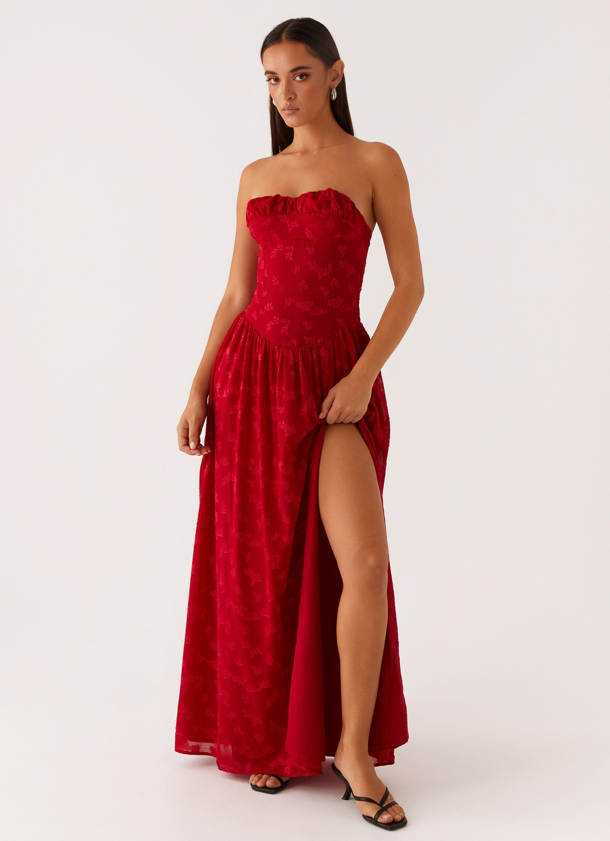 Adira Maxi Dress - Red