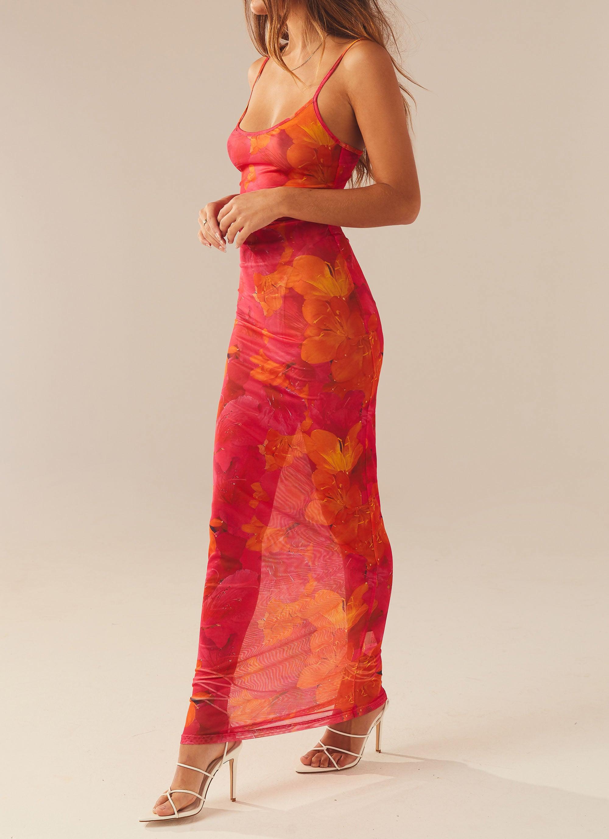 Love On The Run Maxi Dress - Floral Sun