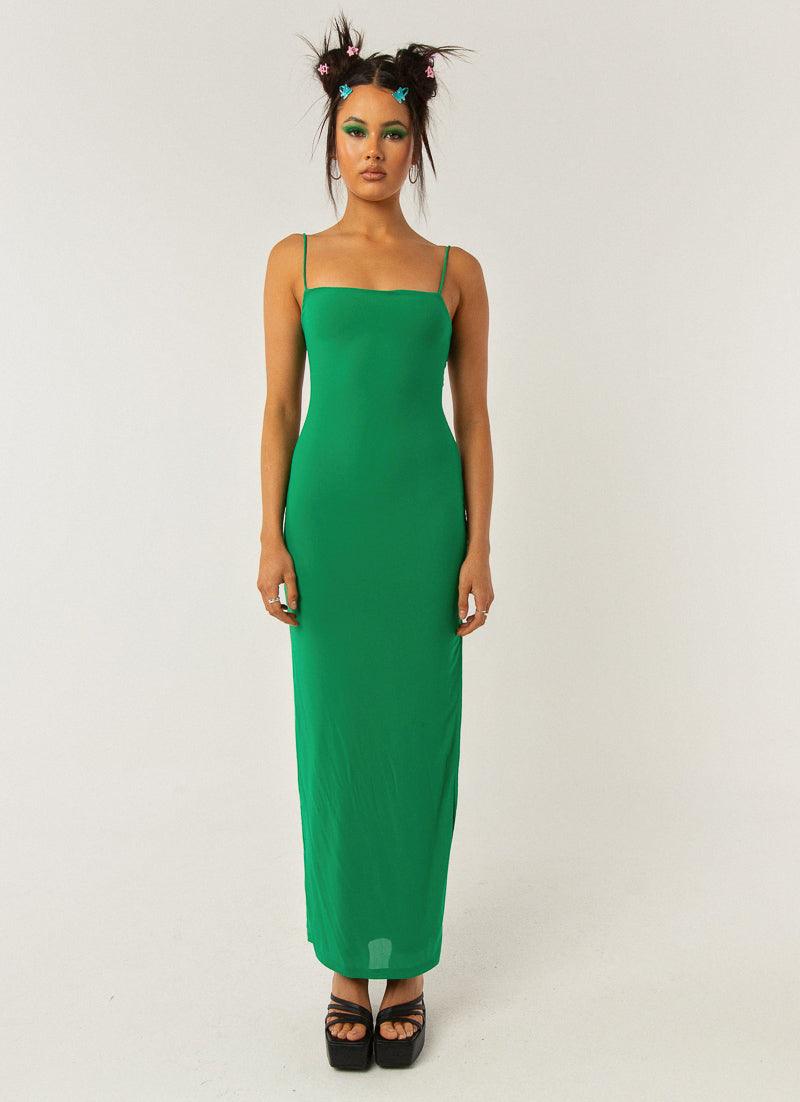 Heading West Maxi Dress - Jade Green