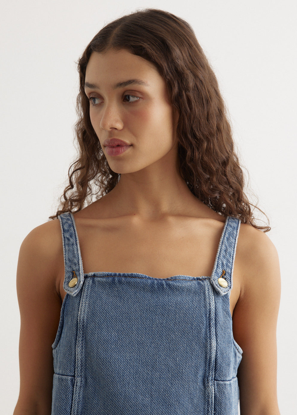 Heavy Denim Mini Dress