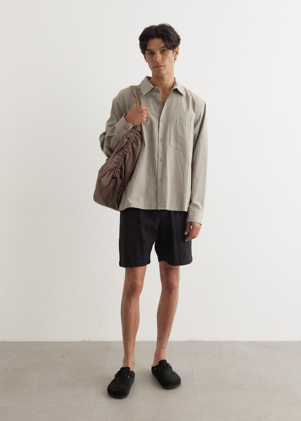 Embroidered Smokestack Shorts