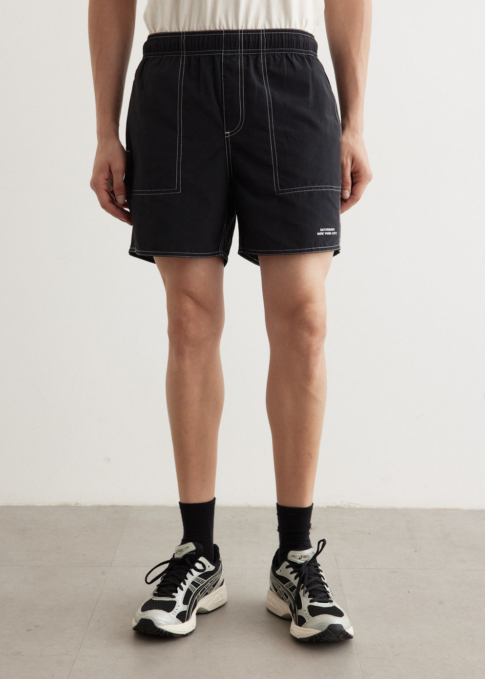 Talley Contrast Stitch Swim Shorts