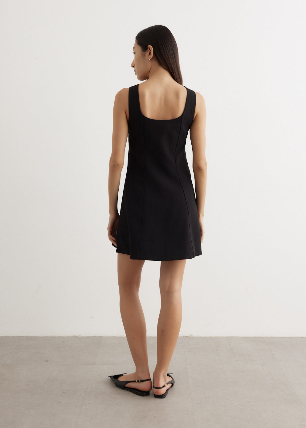 Bonded Crepe Mini Dress