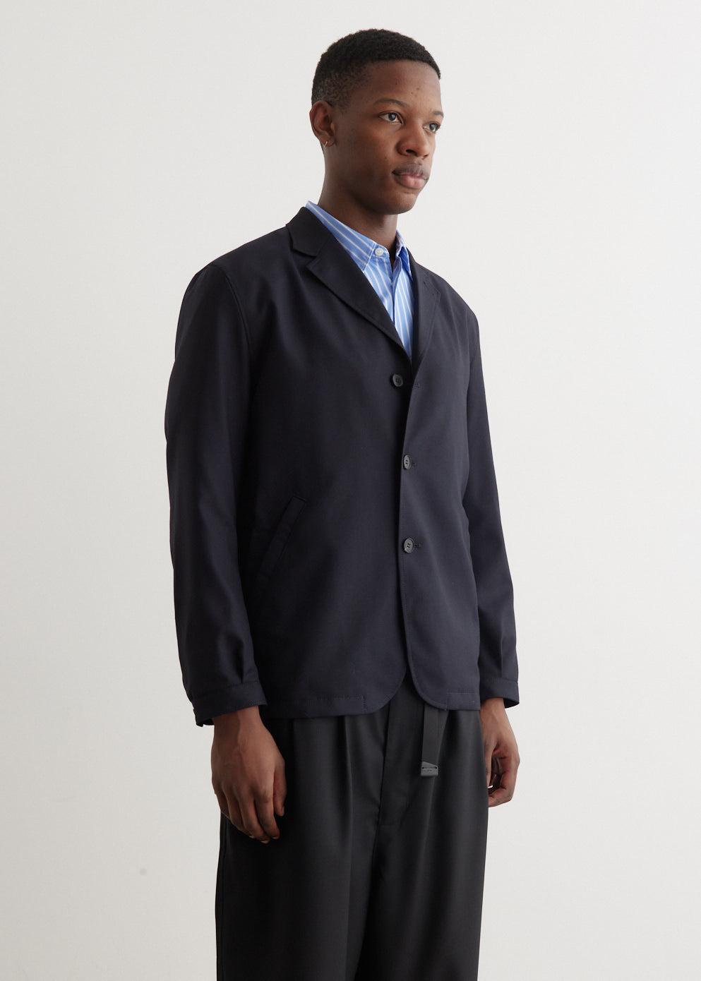 Wool Gabardine Sports Blazer