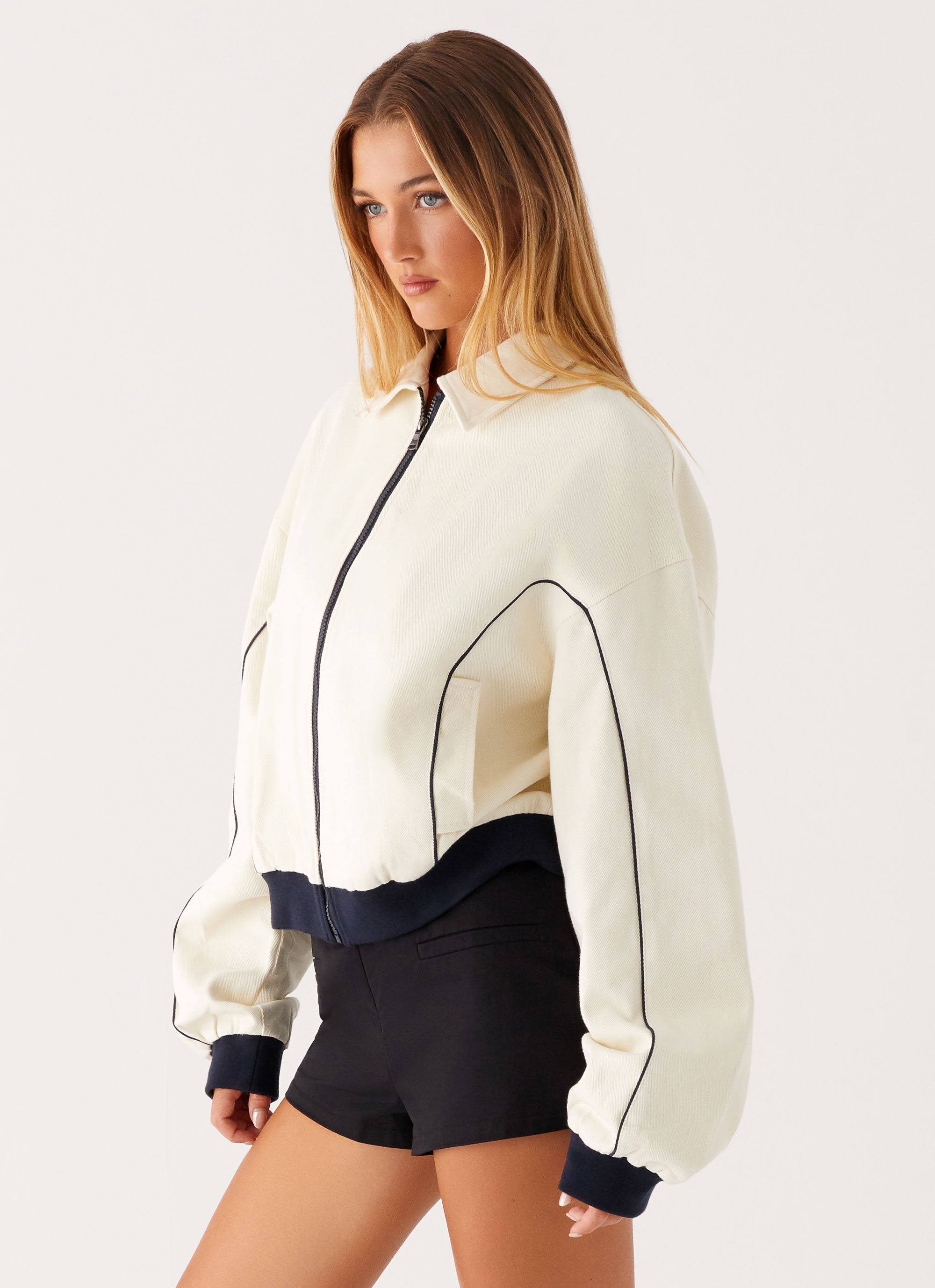 Reese Bomber Jacket - White