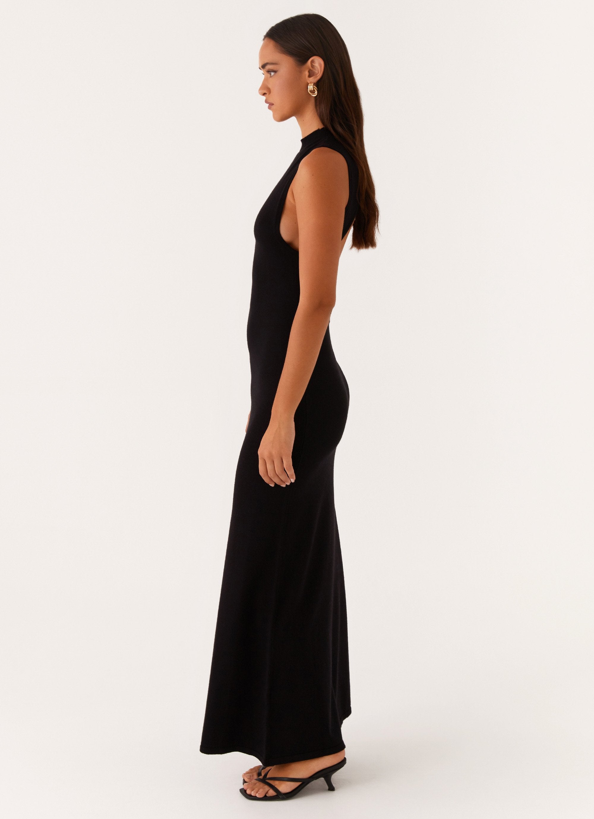 Prove It Knit Maxi Dress - Black