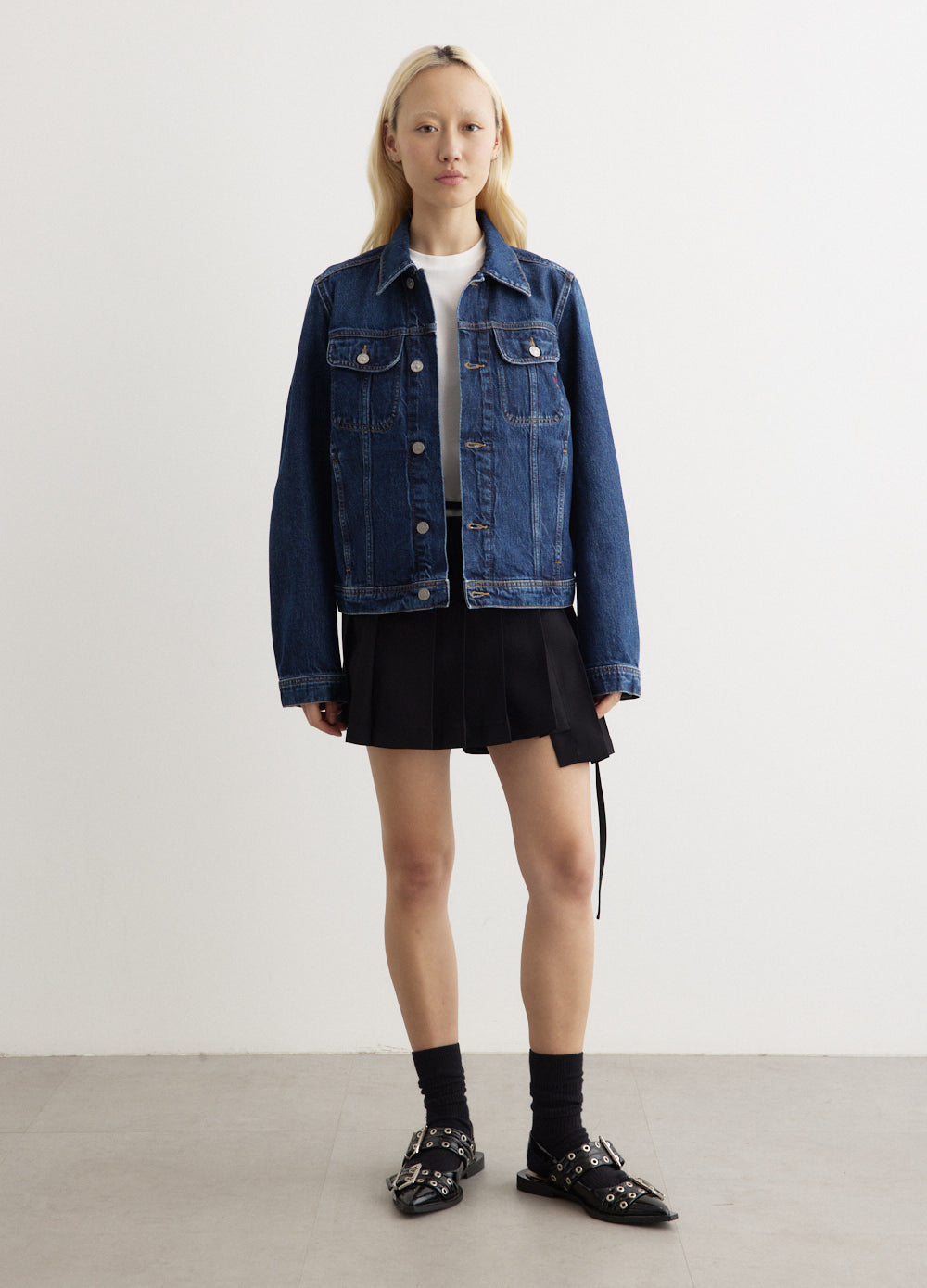 De-Bonny Giacca Fitted Denim Jacket