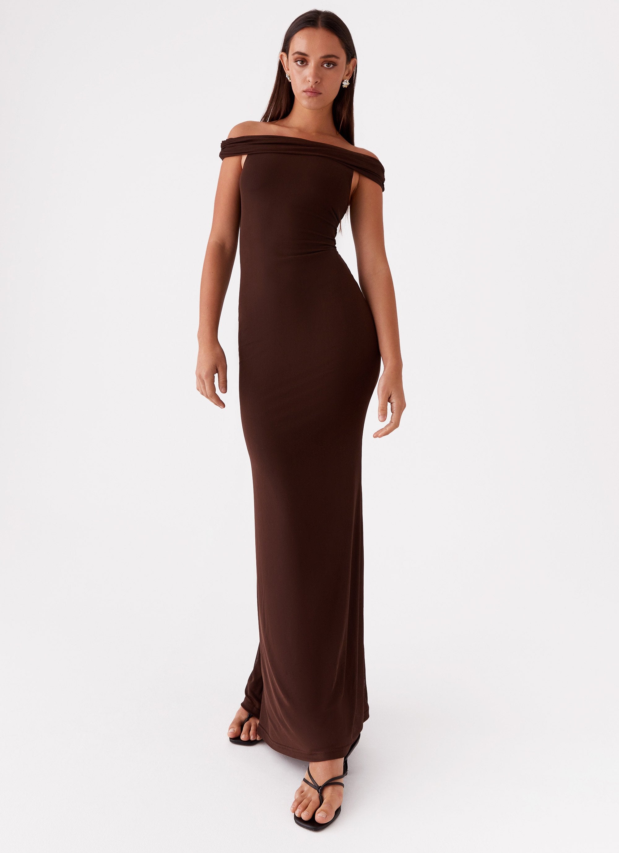 Marilyn Maxi Dress - Chocolate