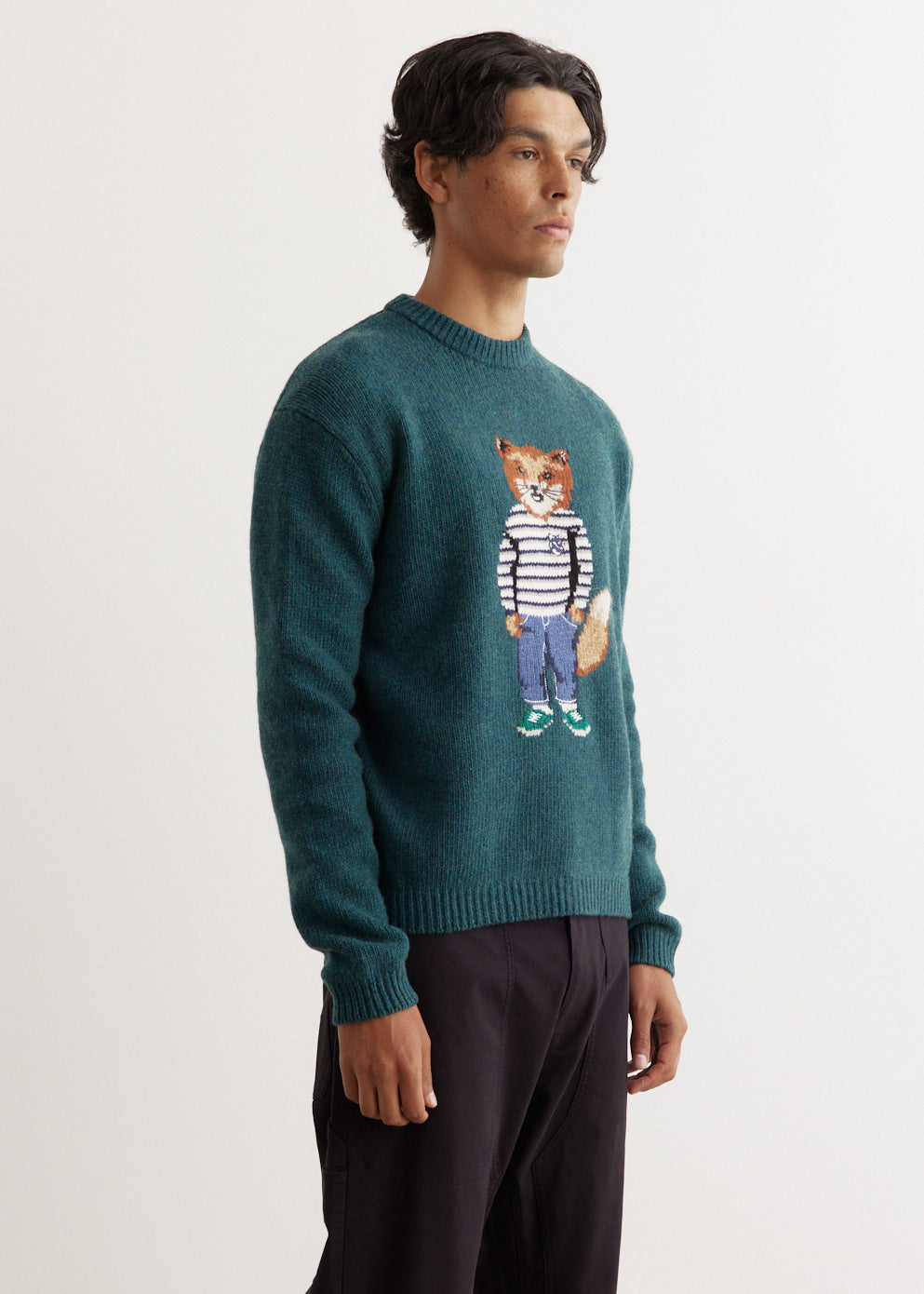 Dressed Fox Intarsia Jumper