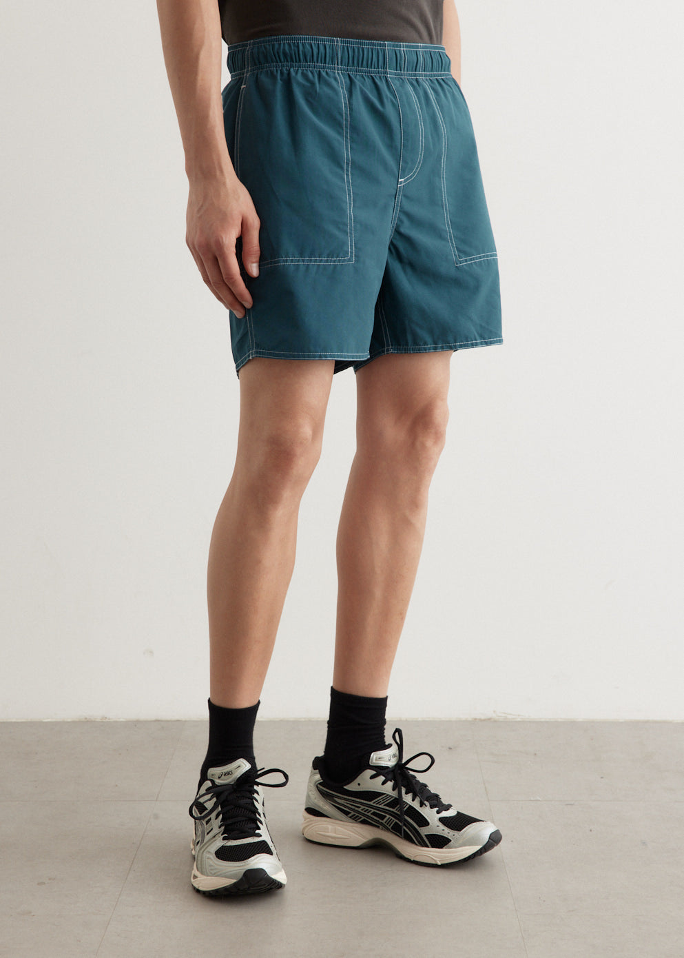 Talley Contrast Stitch Swim Shorts