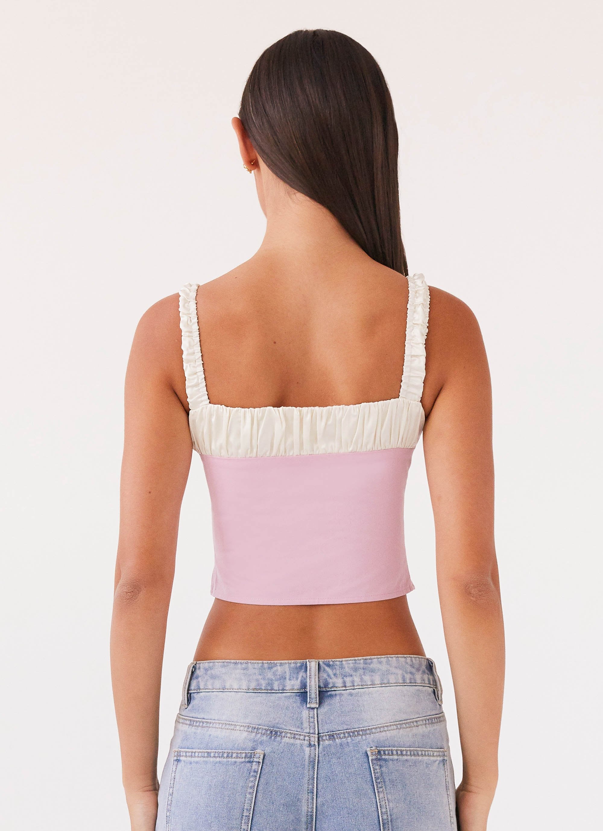 Ryder Bustier Top - Pink