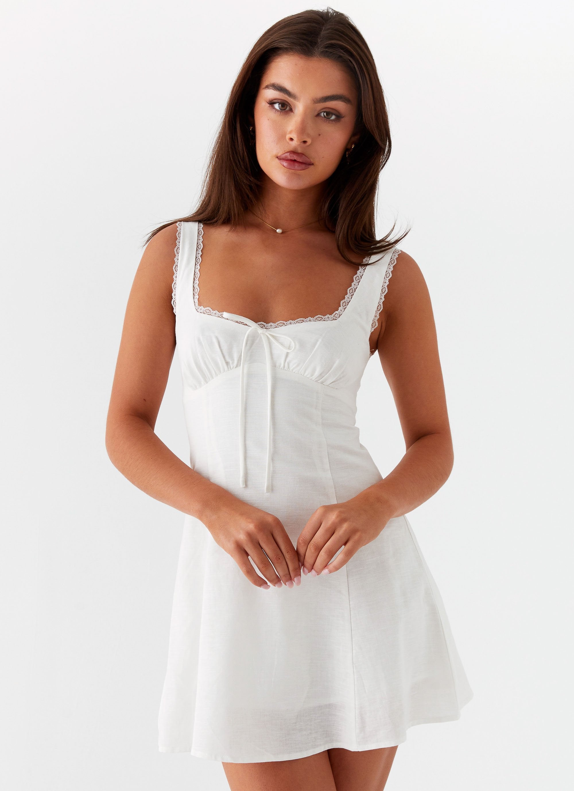 Rowena Mini Dress - White