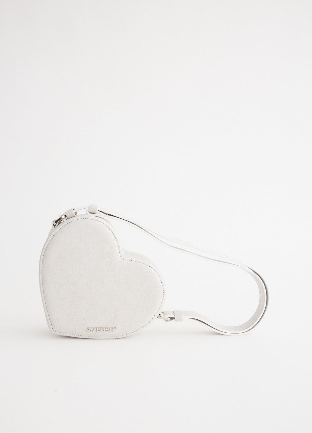 Crackle Heart Shoulder Bag