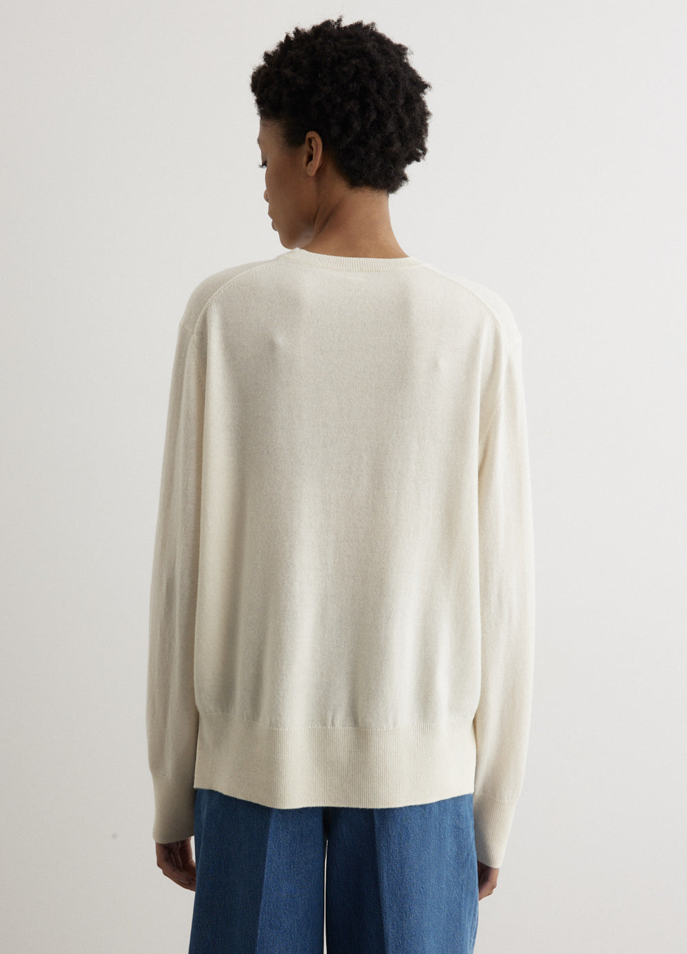 Crew-Neck Cashmere Knit