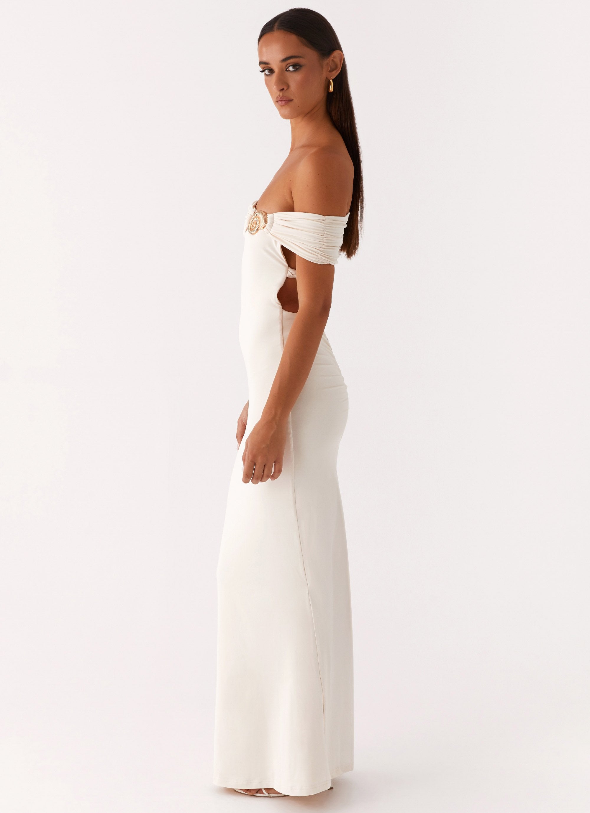 Illusion Maxi Dress - Ivory