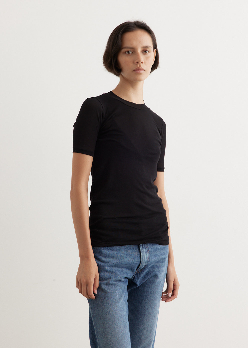 Super High Gauge Sheer Rib T-Shirt