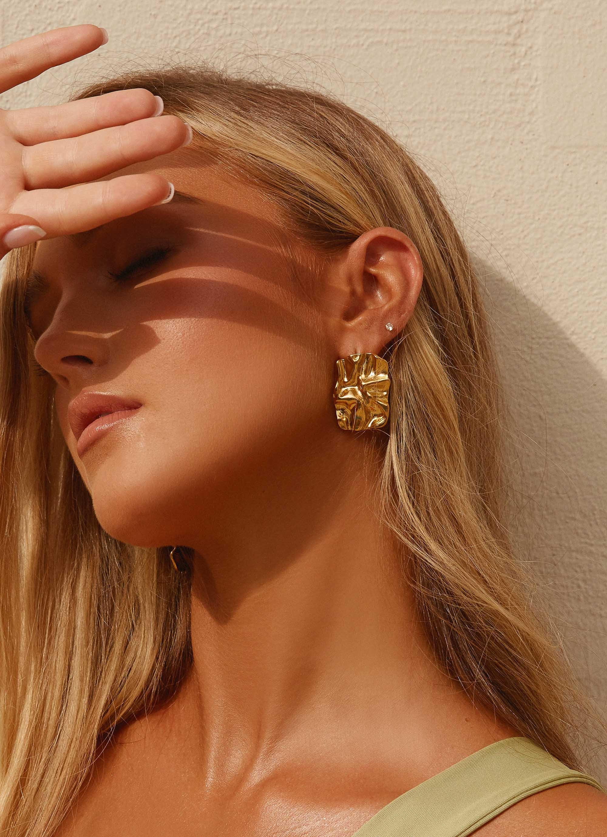 Mikaela Earrings - Gold