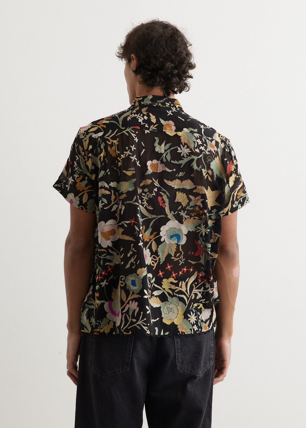 Heirloom Floral Short Sleeve Shirt