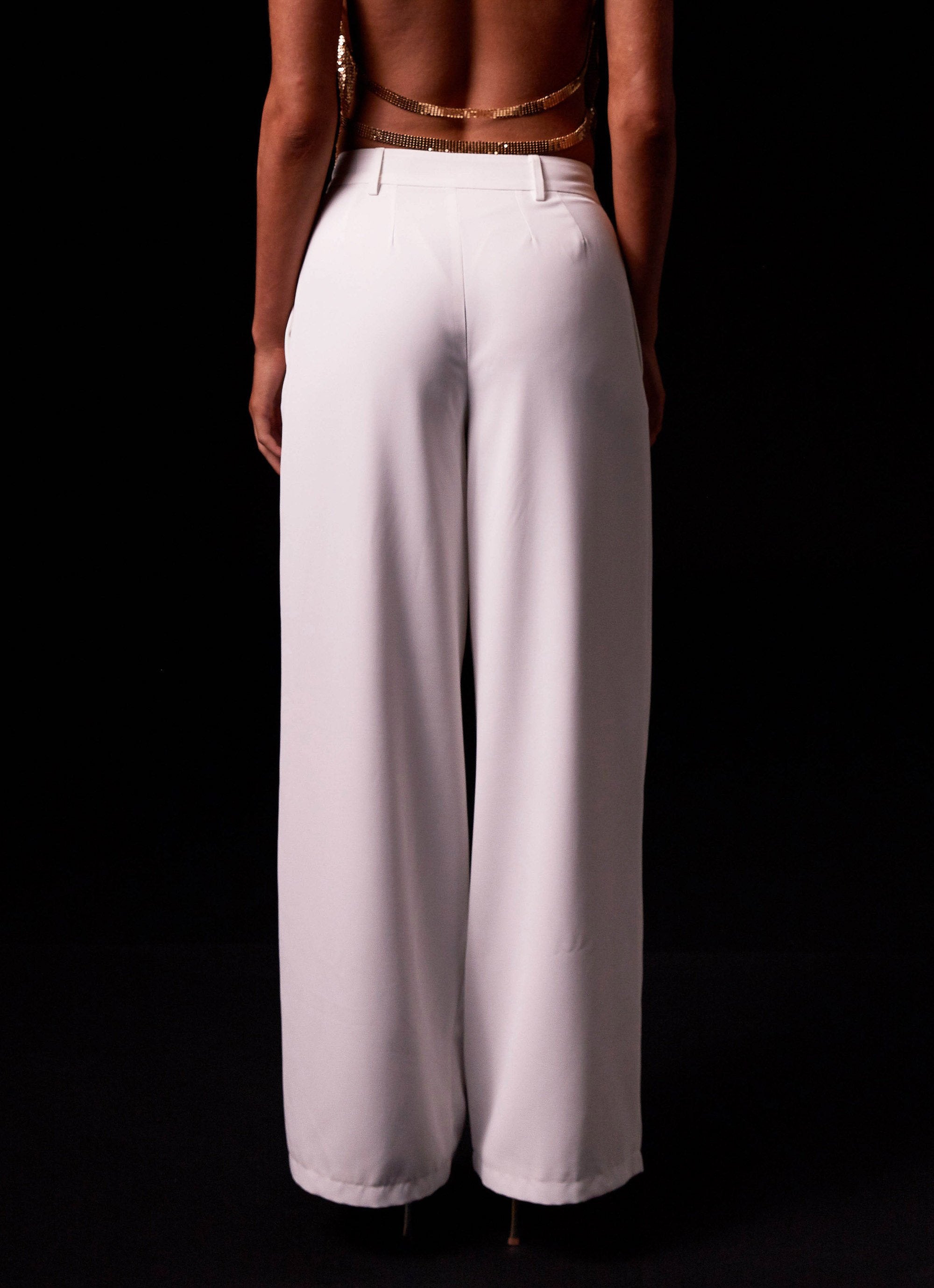 Thalia Suit Pants - White