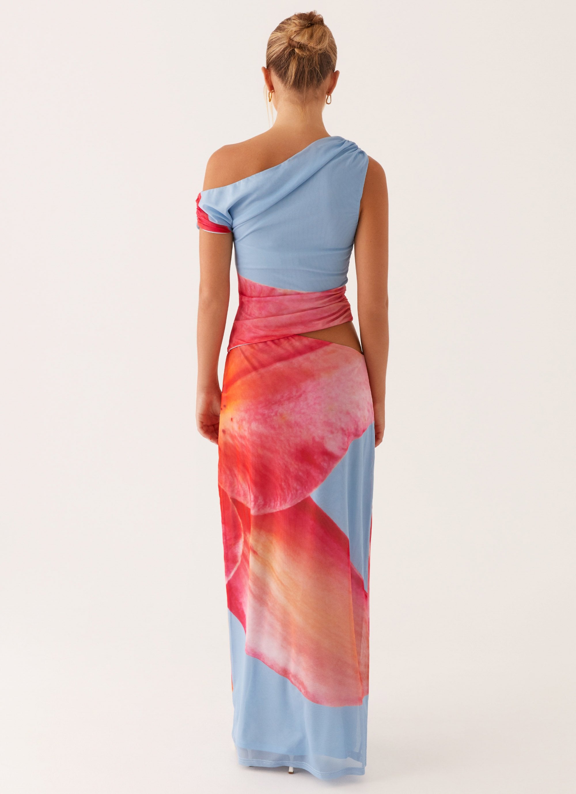 Santa Monica Maxi Dress - Blue Floral