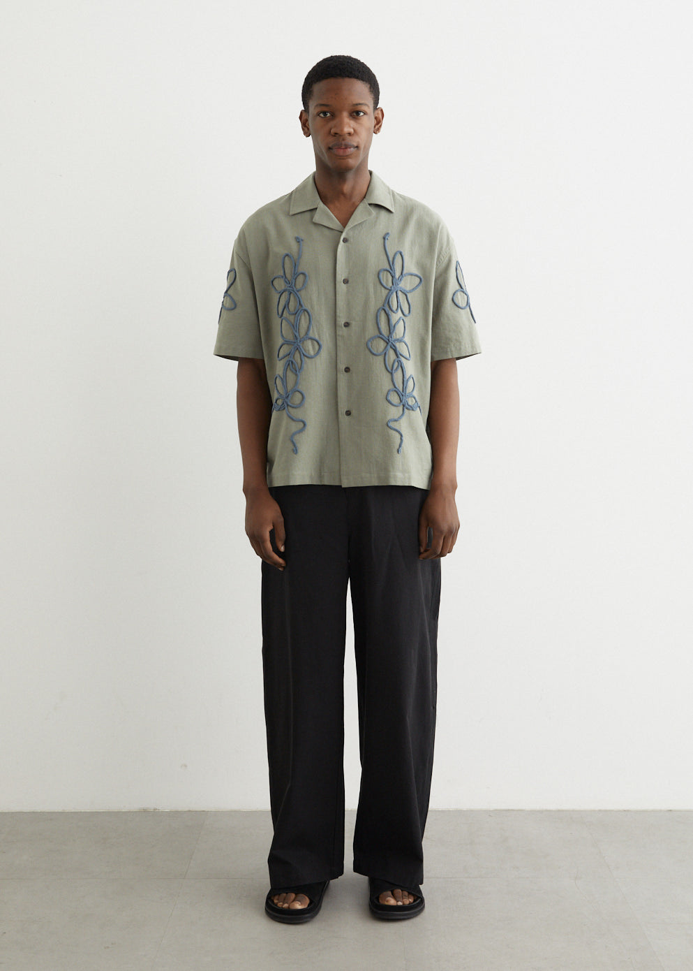 Aster Boxy Camp Collar Shirt