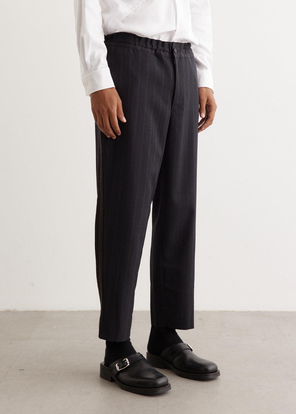 Stripe Wool Trouser