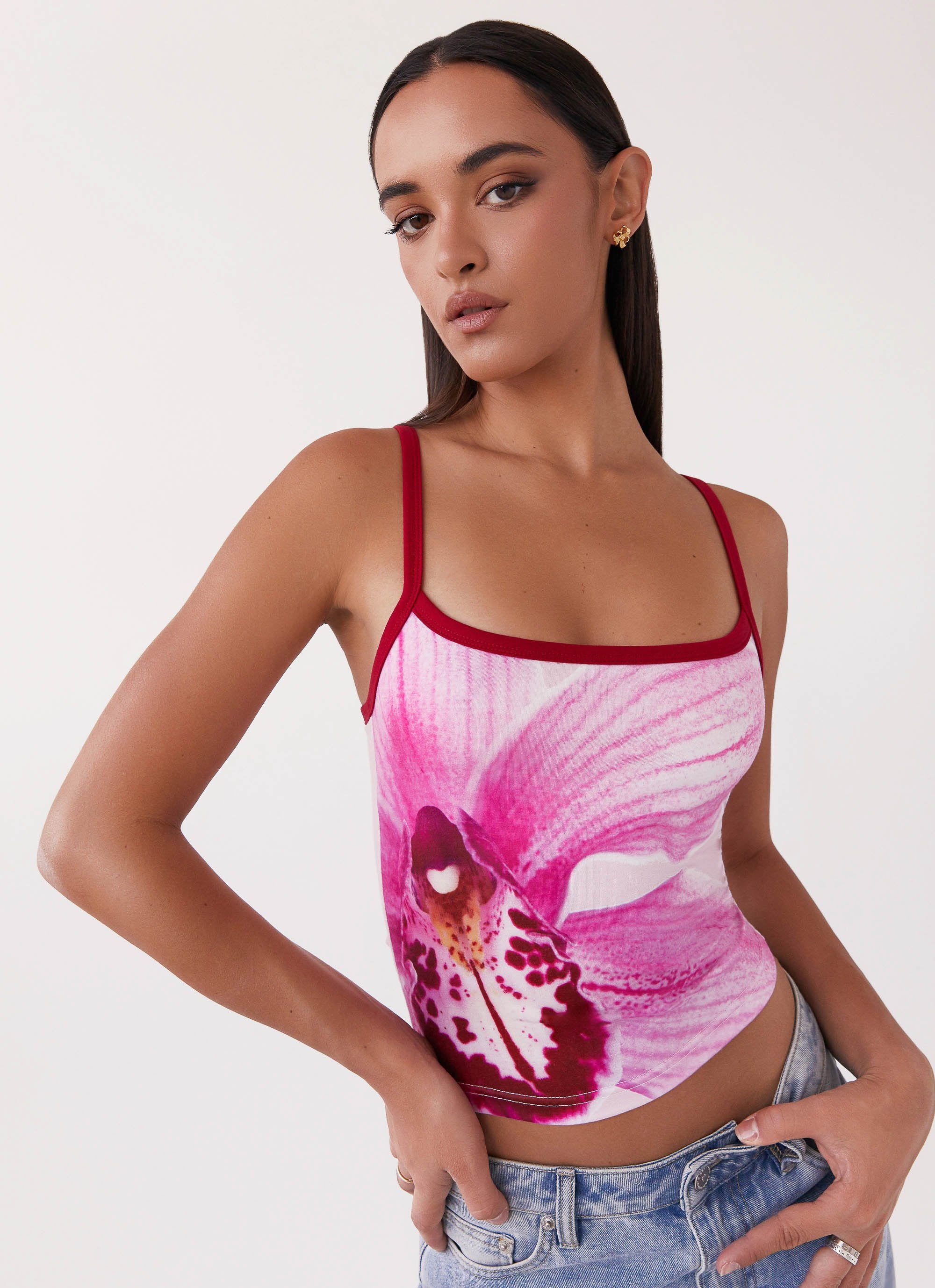 Eternal Sunshine Tank Top - Pink Peony