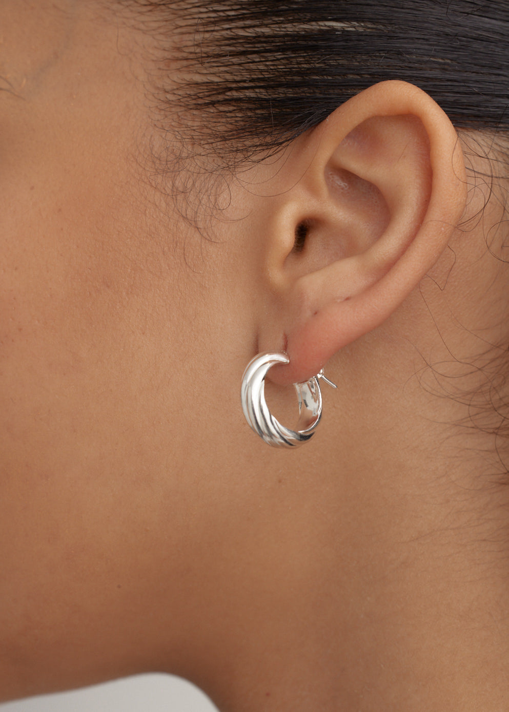Twisted Hoop Earrings