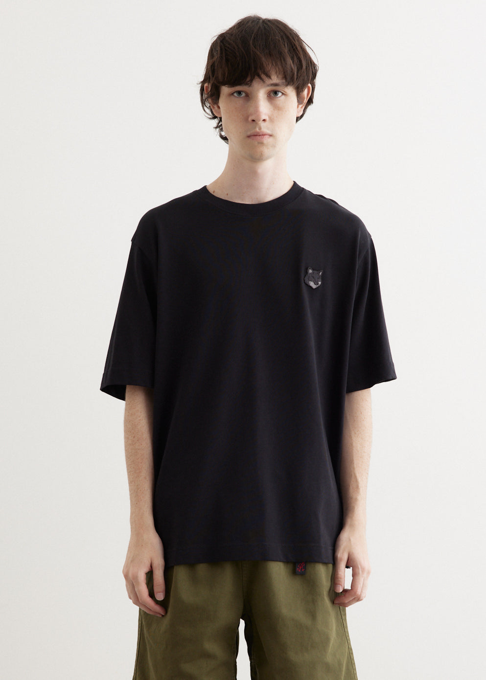 Bold Fox Head Patch Oversized T-Shirt