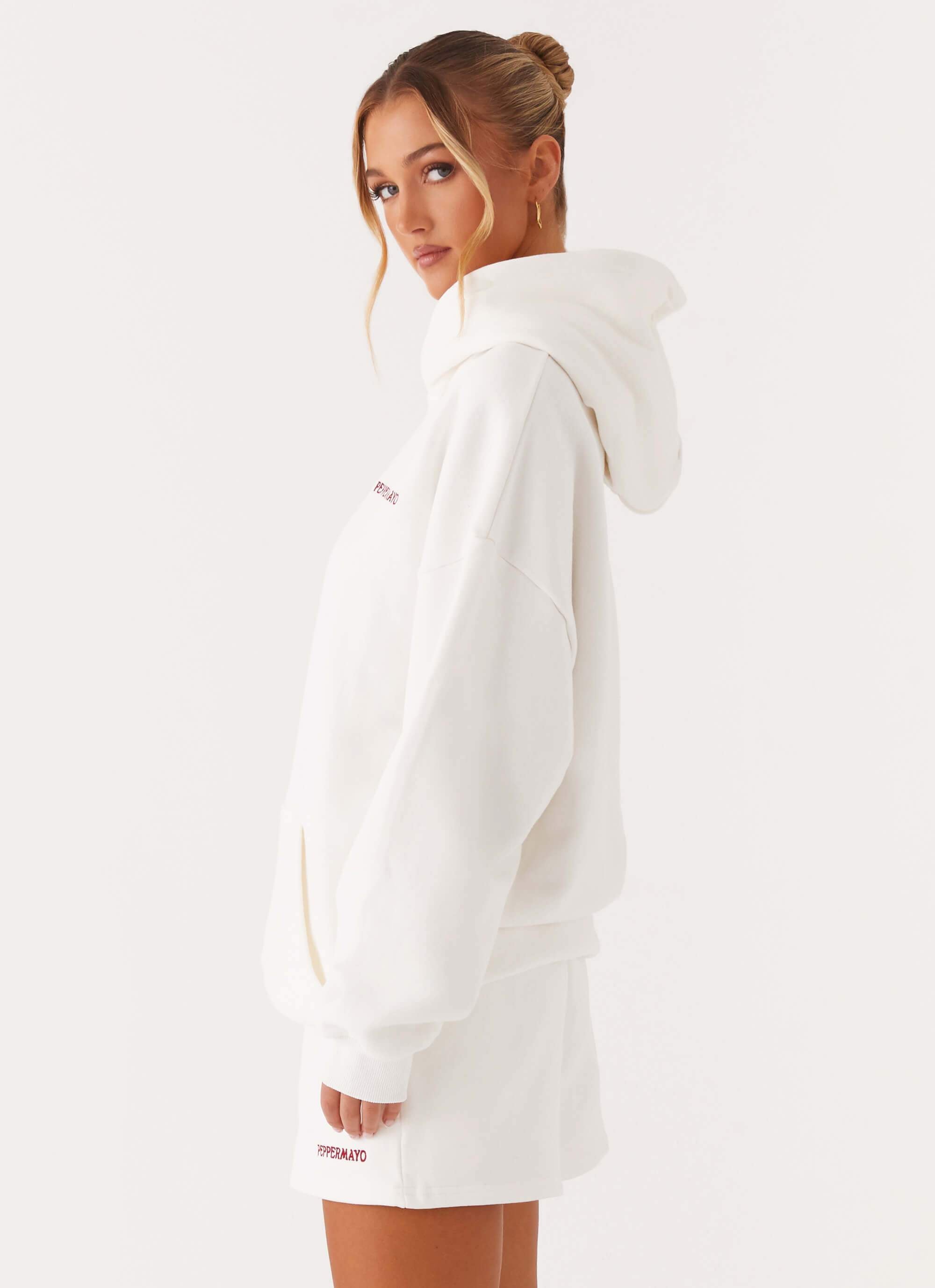 Signature Oversized Hoodie - Ivory