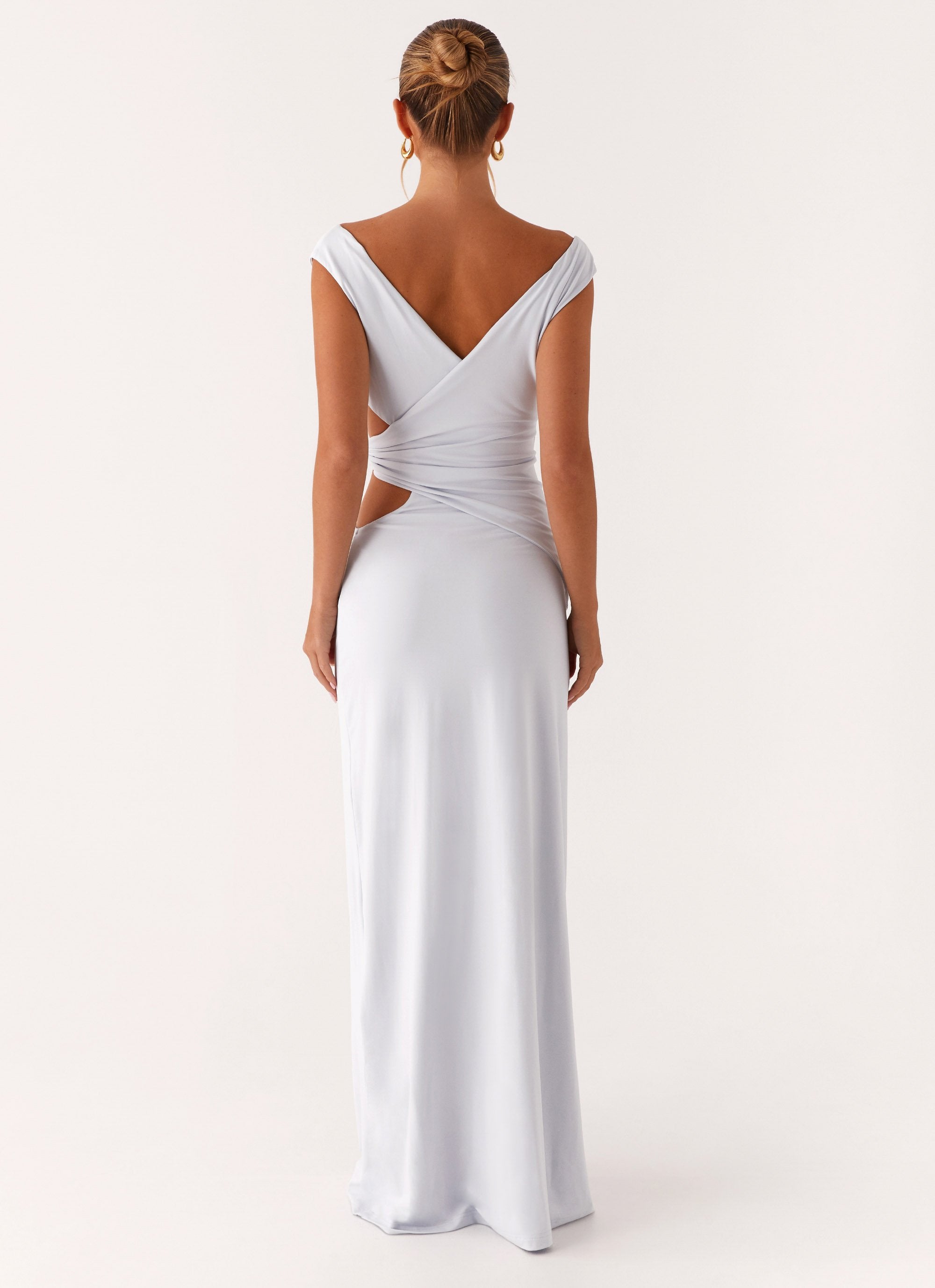 Romane Maxi Dress - Pale Blue