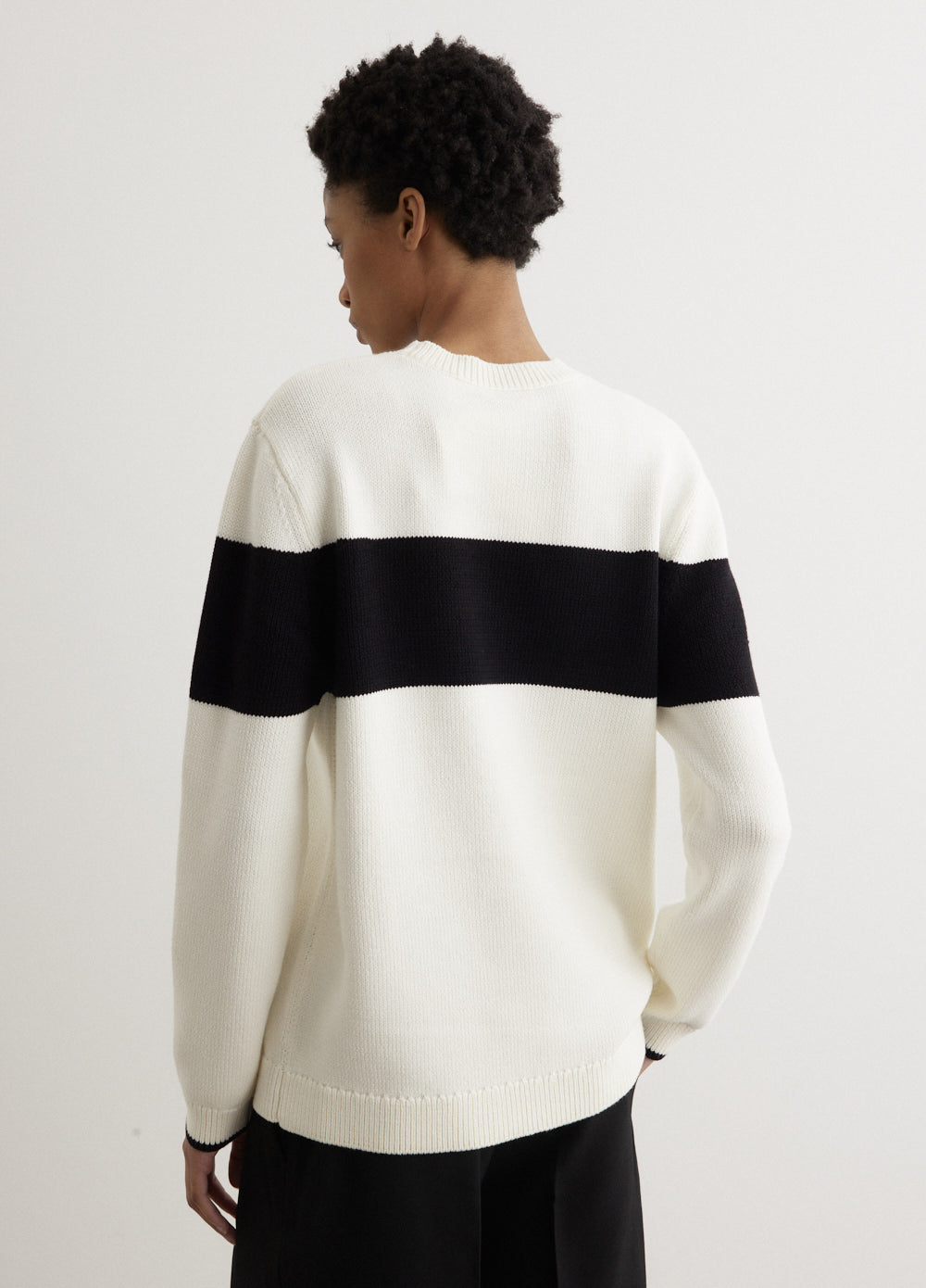 Contrast Stripe Knit