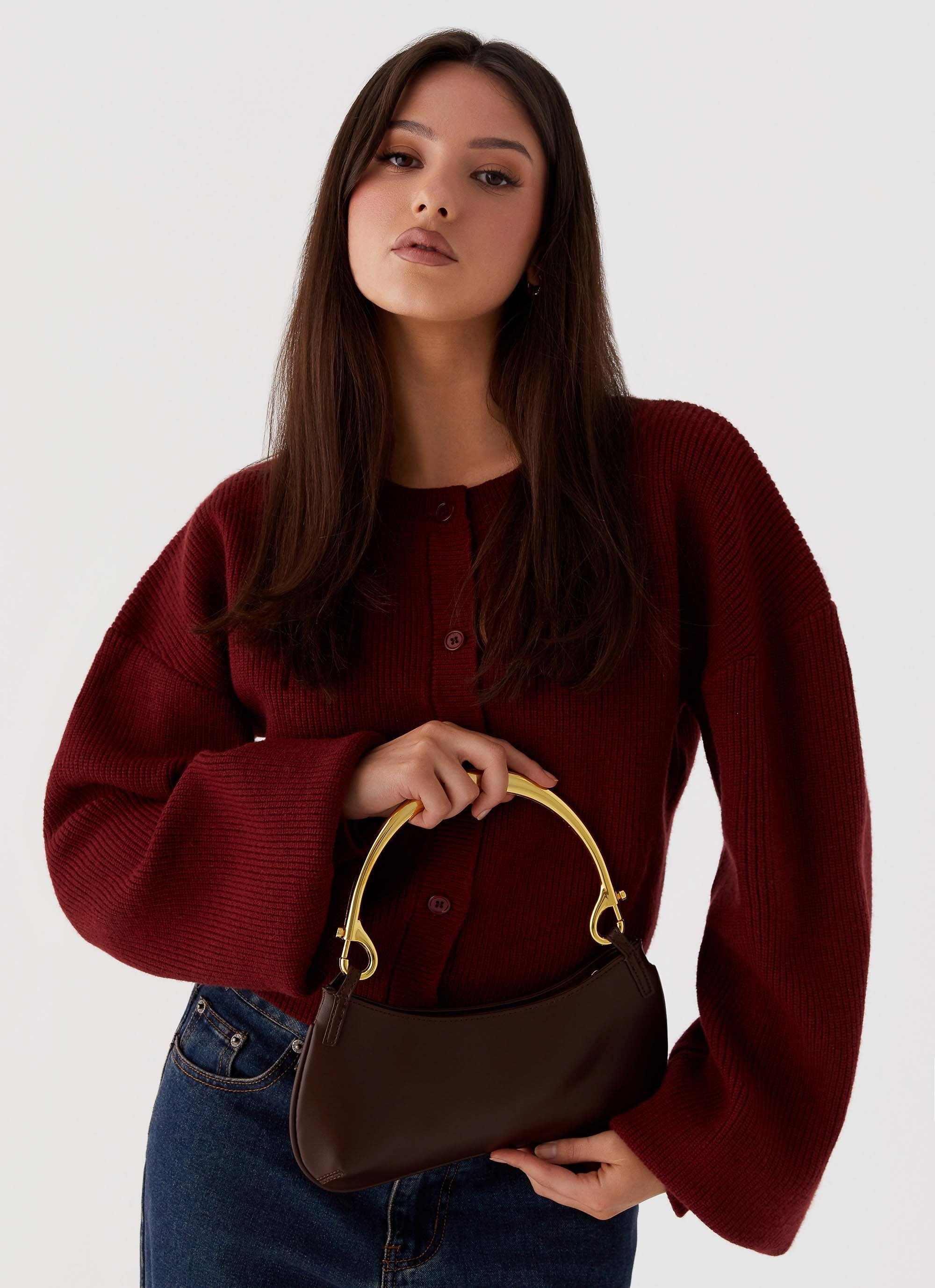 Kirsty Shoulder Bag - Chocolate