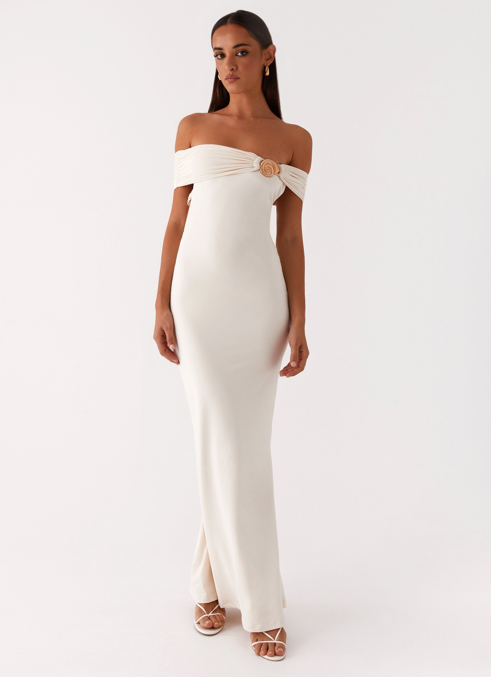 Illusion Maxi Dress - Ivory