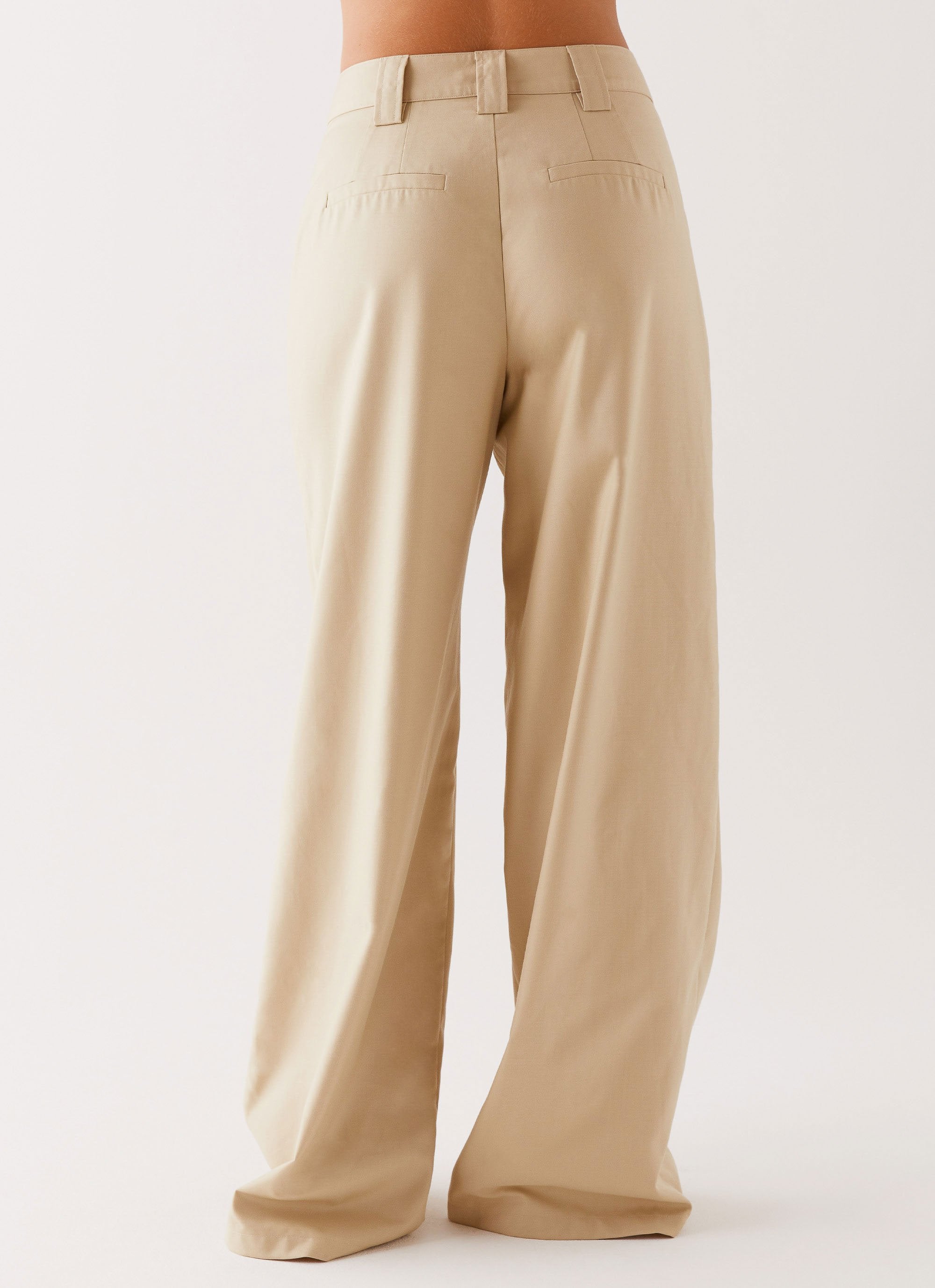 Siena Style Tailored Pants - Beige