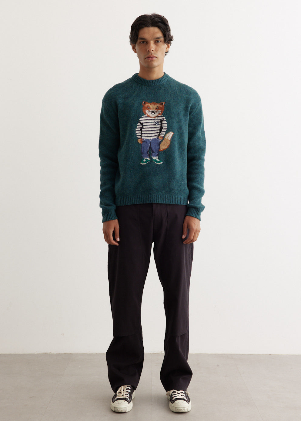 Dressed Fox Intarsia Jumper