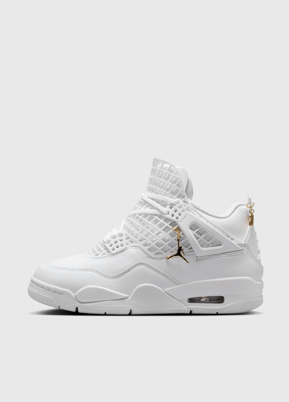 Women's Air Jordan 4 Net 'Triple White' Sneakers