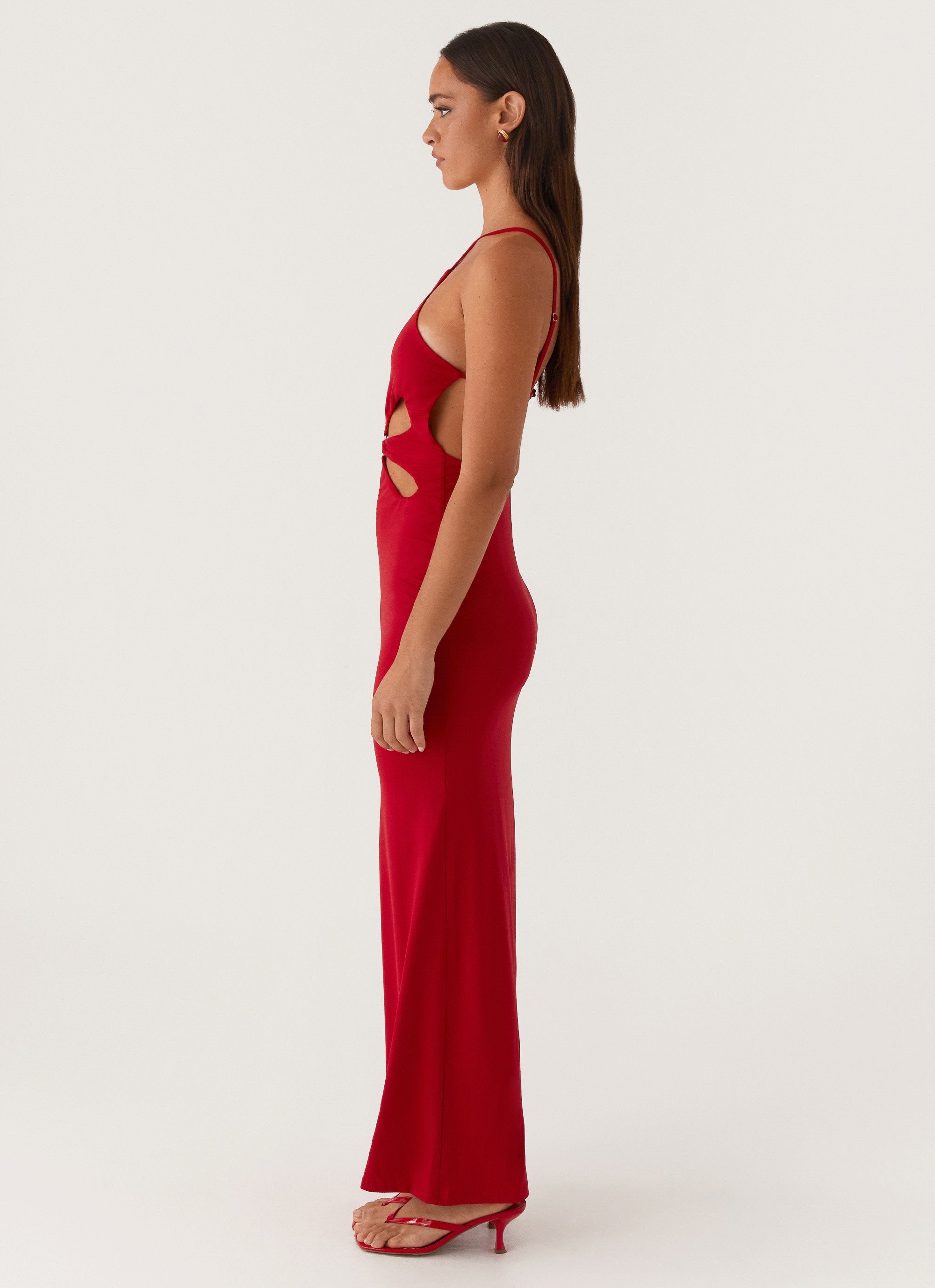 Grow Together Maxi Dress - Red