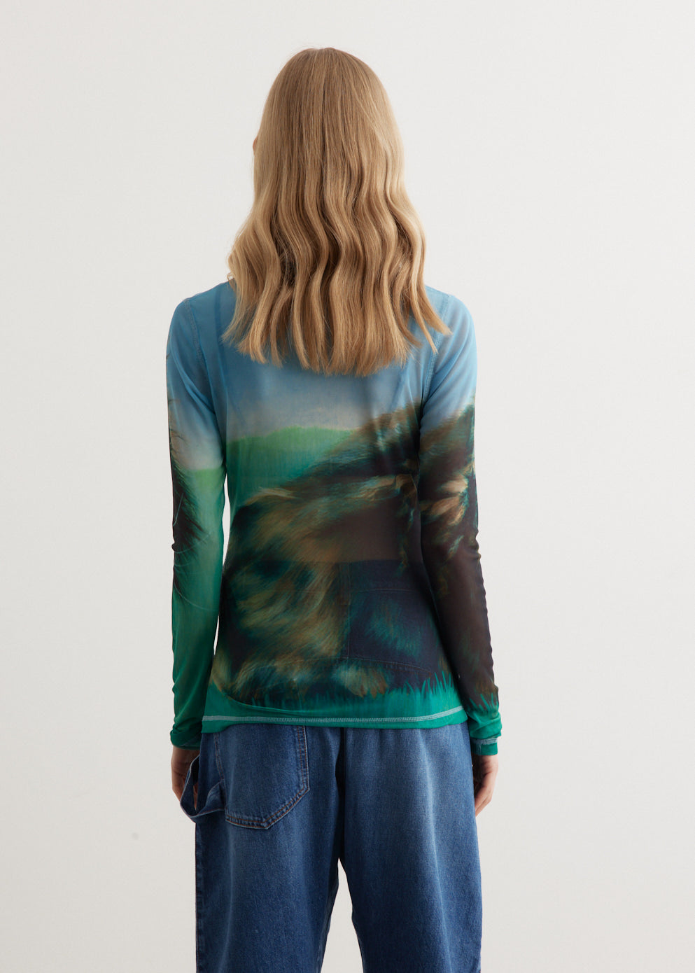 Printed Underpinning Top