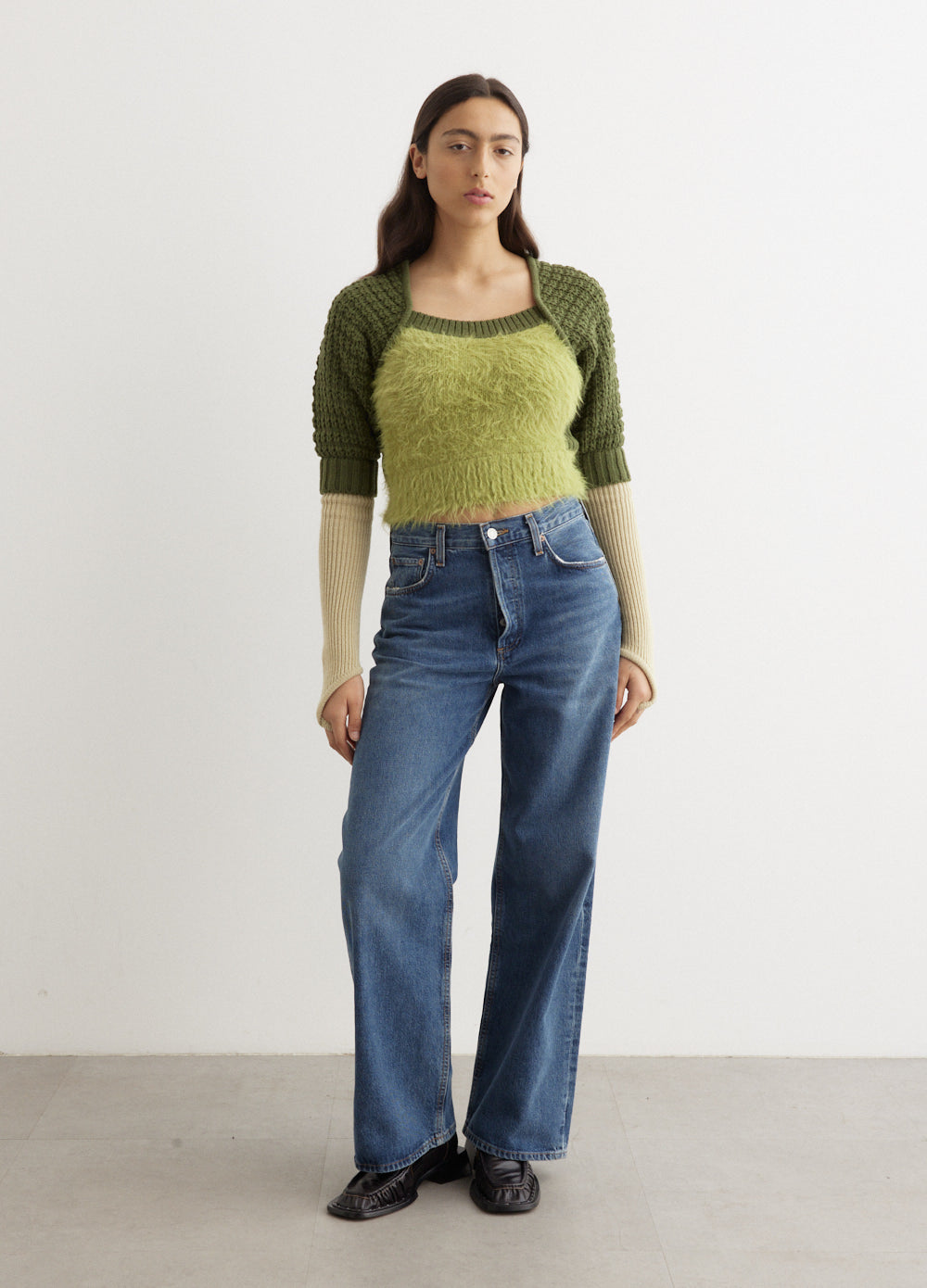 Furry Chunky Knit Top