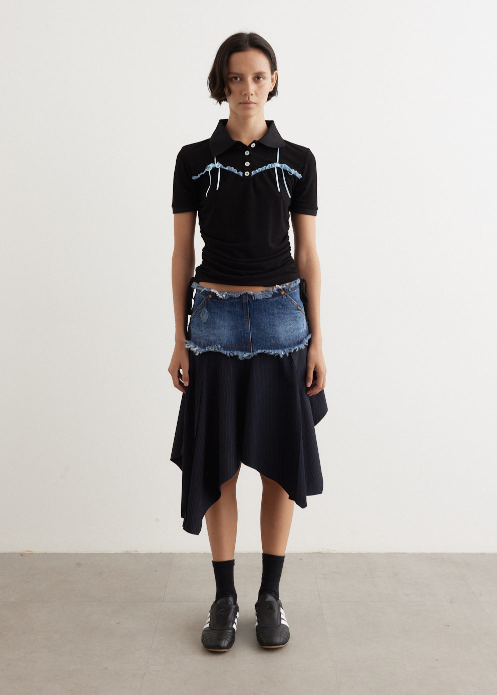 Denim Combination Fairy Skirt