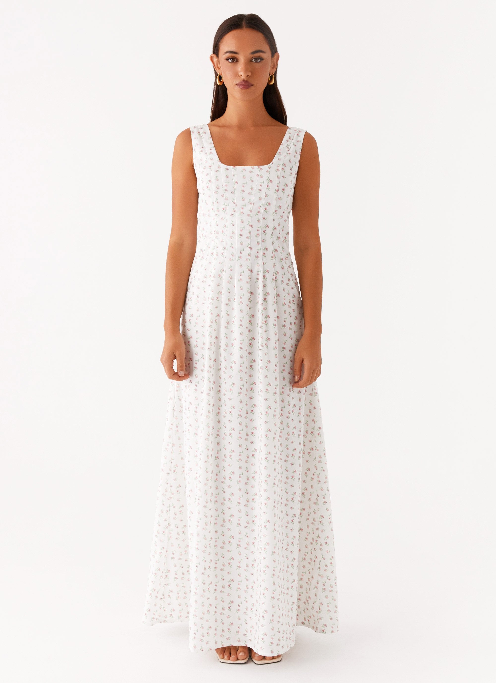 All My Love Maxi Dress - White Floral