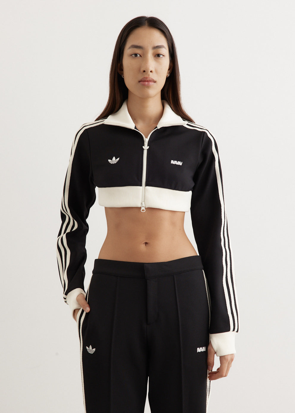 x Avavav Cropped Track Top