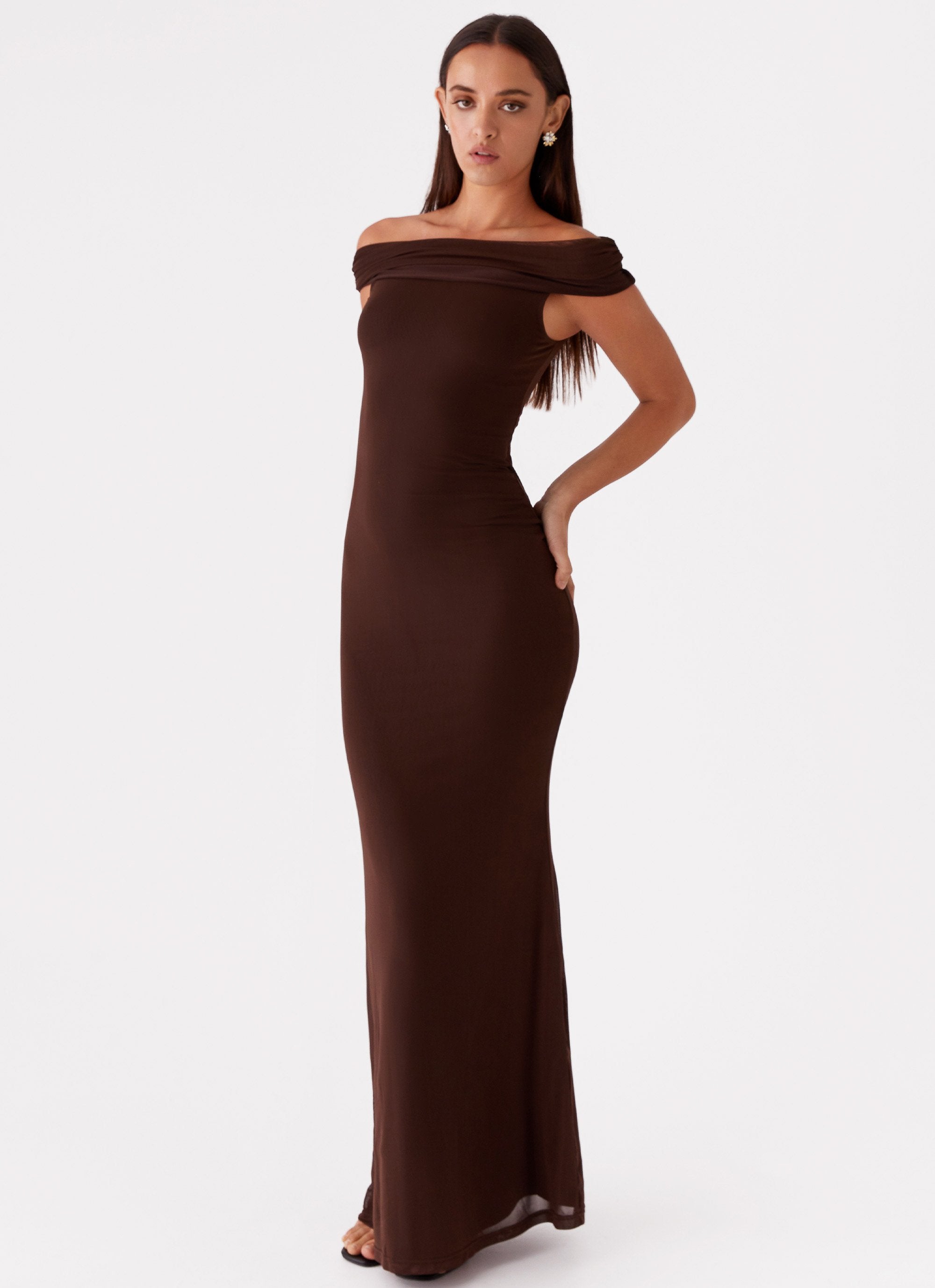 Marilyn Maxi Dress - Chocolate