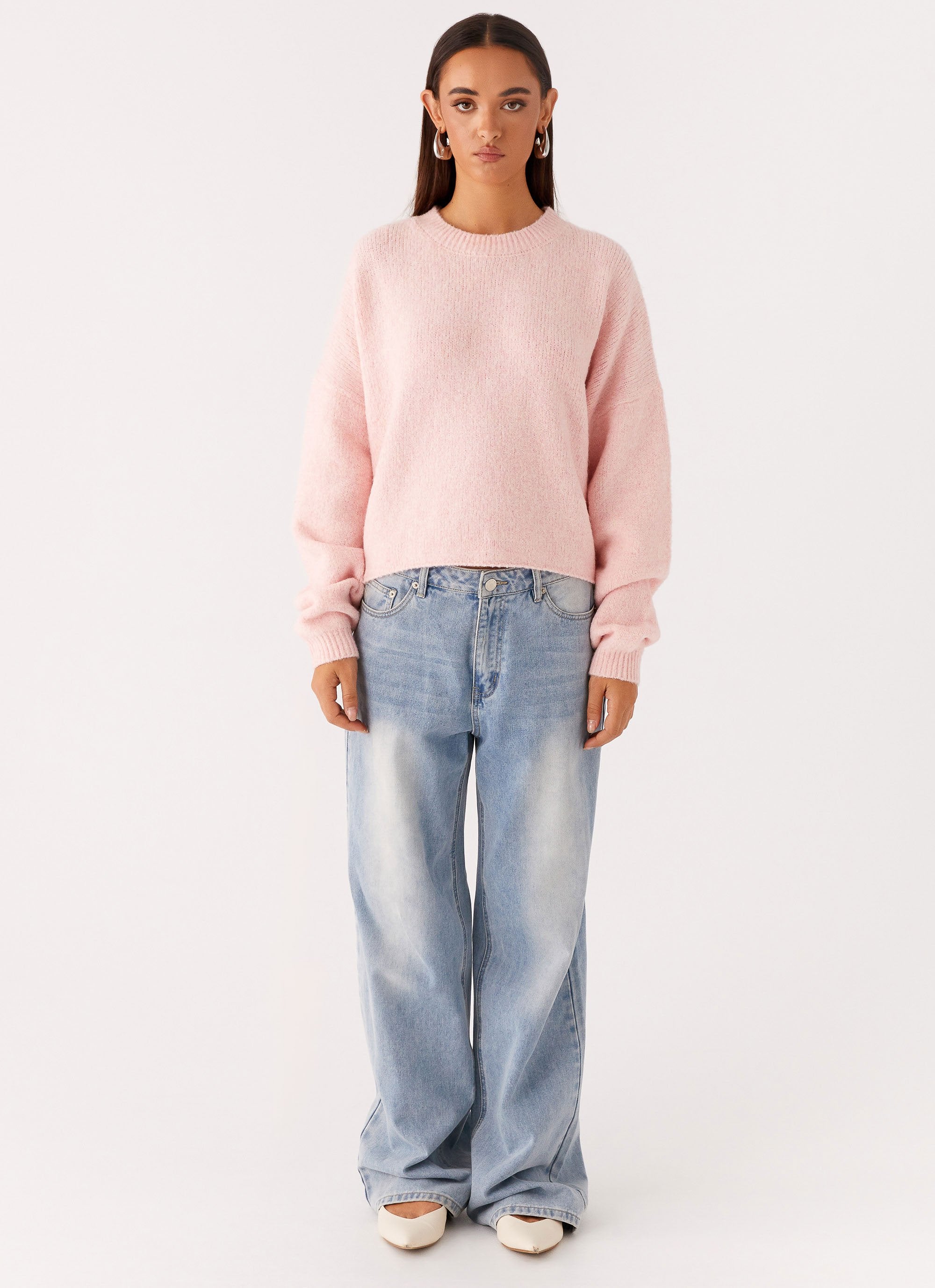 Lilah Knit Jumper - Pink