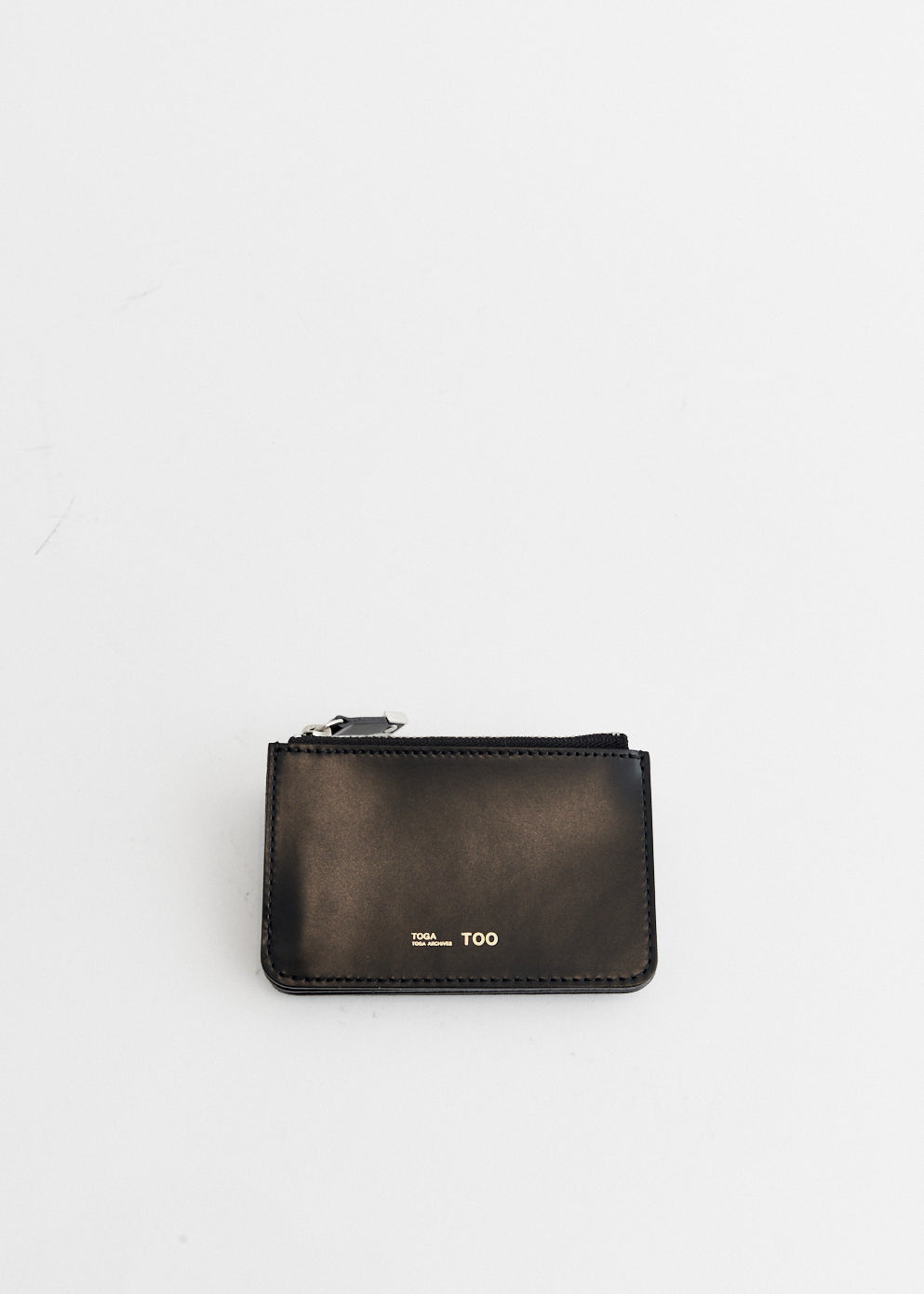 Square Tip Leather Wallet Small