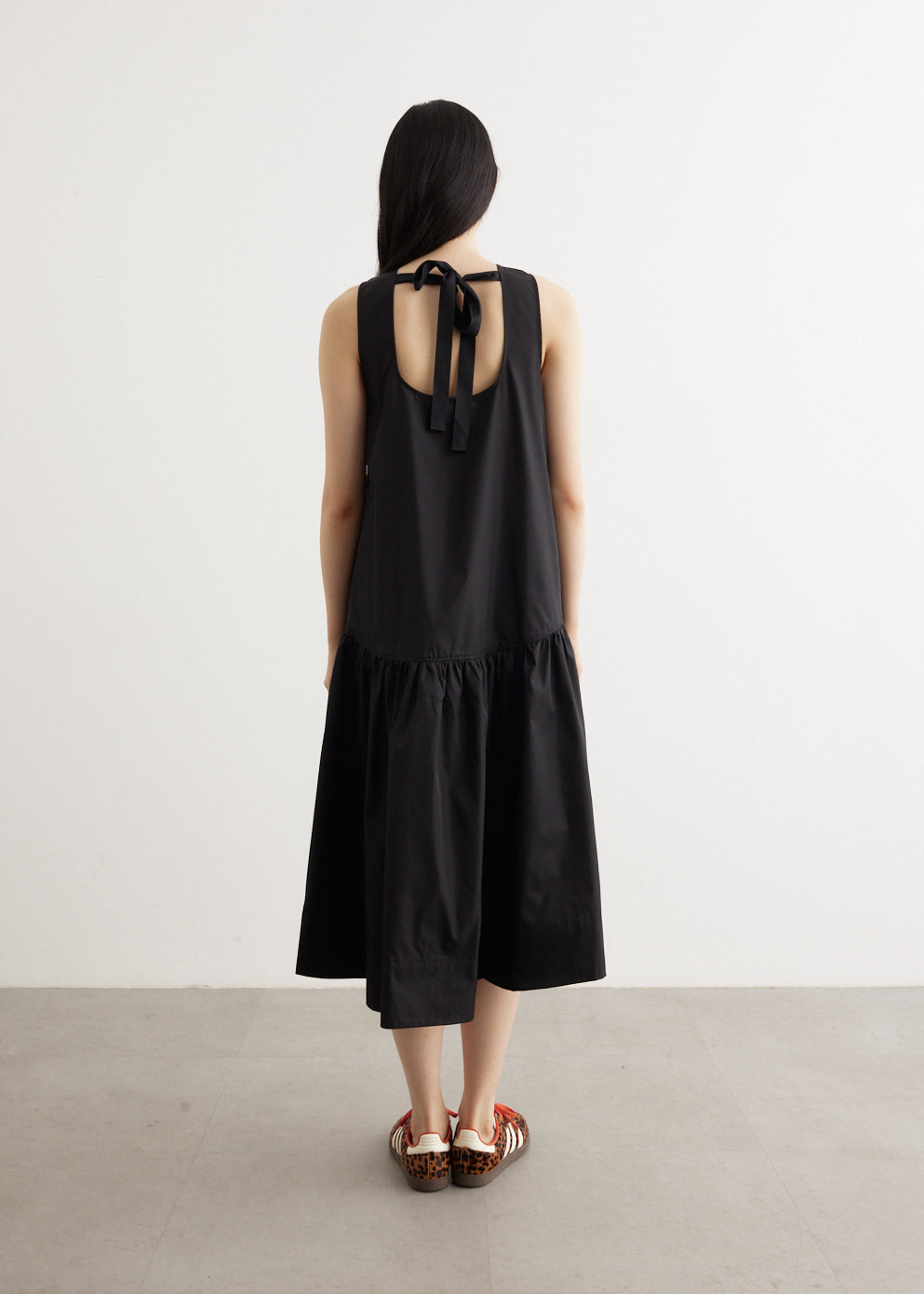 Duchesse Nylon Midi Dress