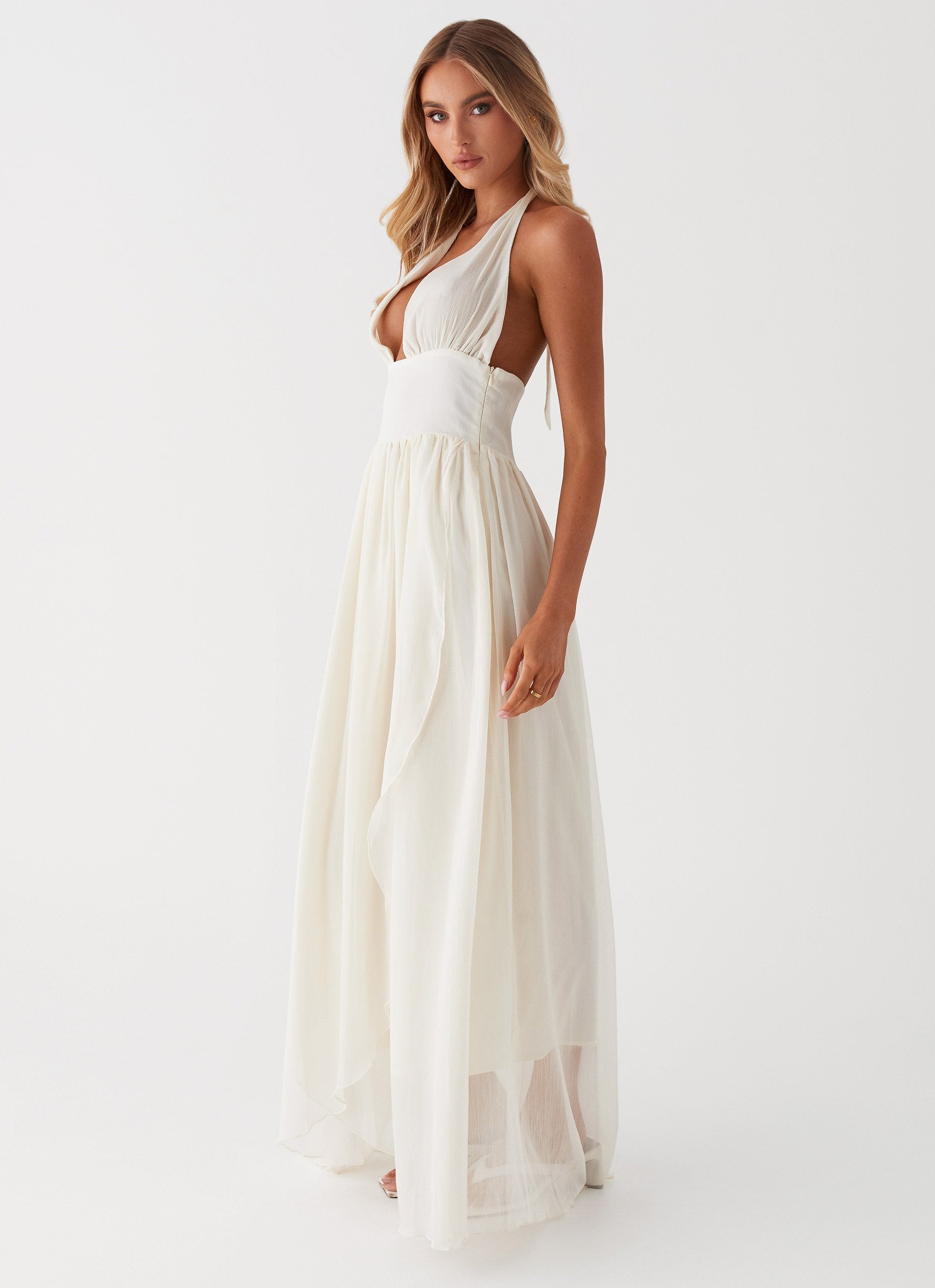 Somewhere New Maxi Dress - Ivory