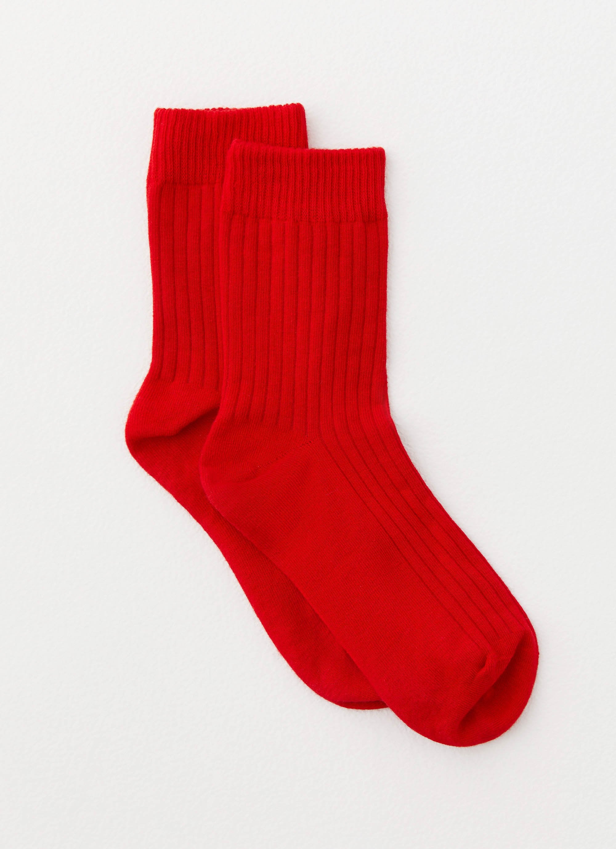 Yelina Slouch Socks - Red