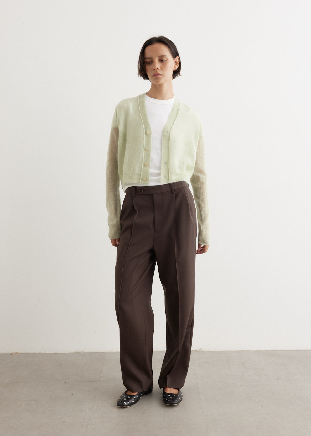 Light Wool Max Gabardine Slacks